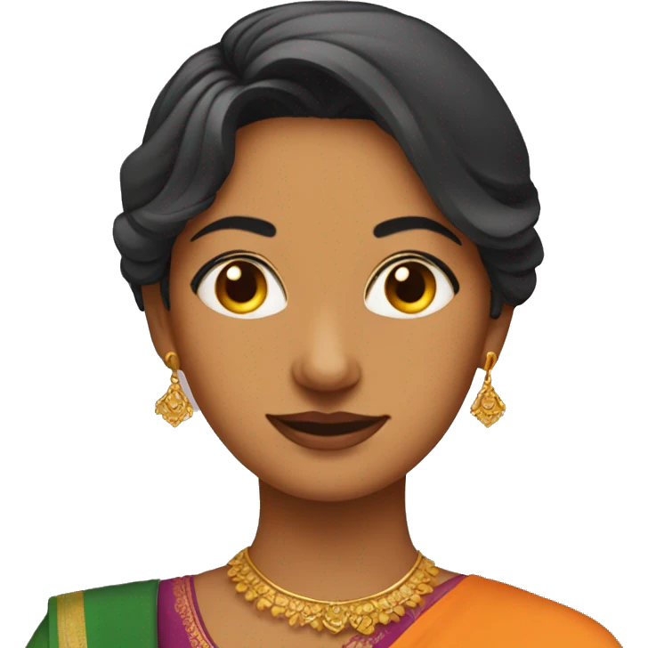 LADY IN SAREE emoji