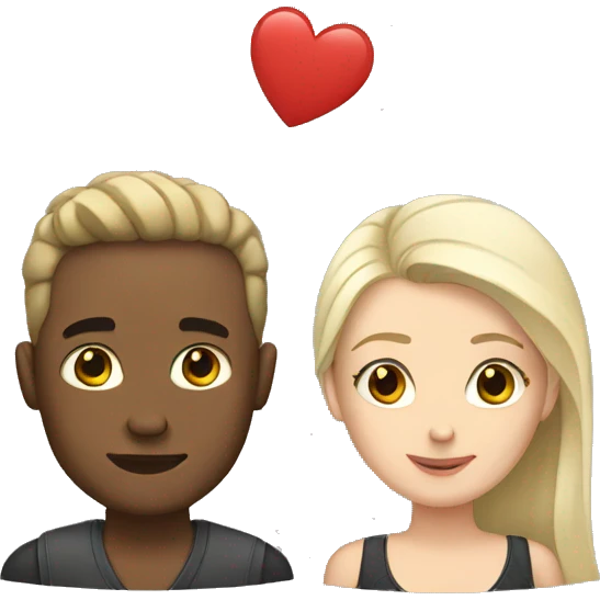 White couple emoji
