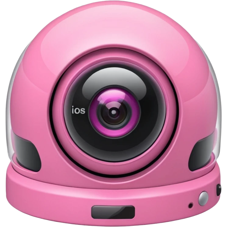 Security Camera pink  emoji