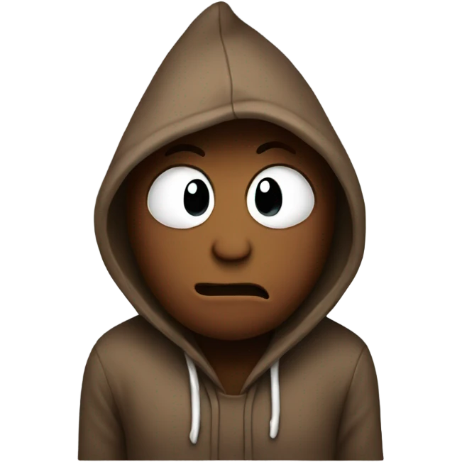 Poop wearing a hoodie  emoji