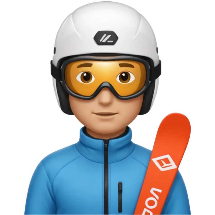 male Skier emoji