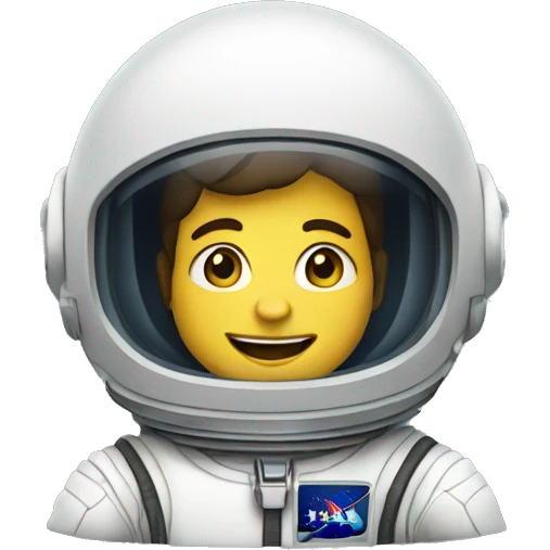 Astronauta en el espacio emoji