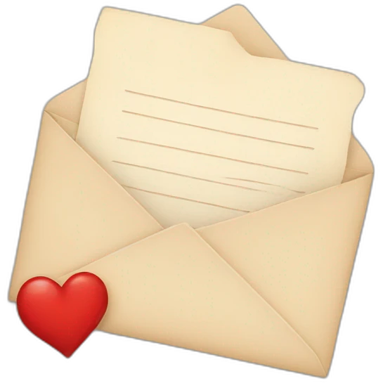 love letter emoji