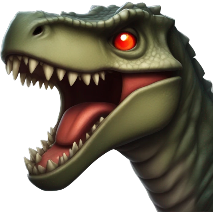 Evil dinosaur  emoji
