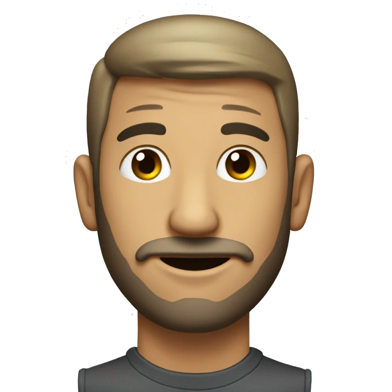 Inodoro con cabeza de hombre calvo emoji