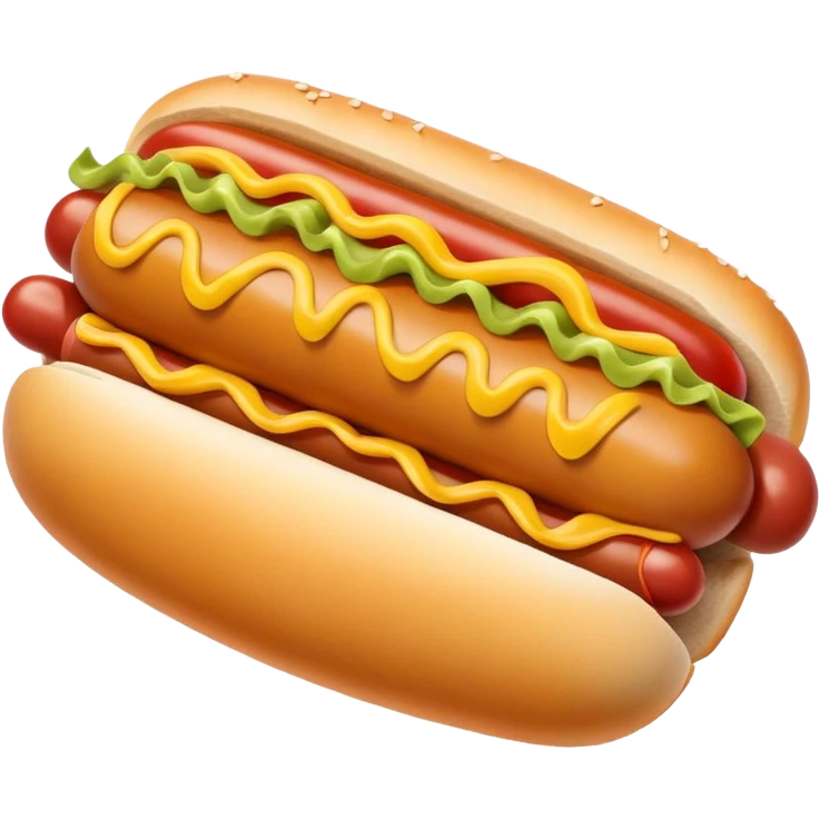 Laughing hotdog emoji