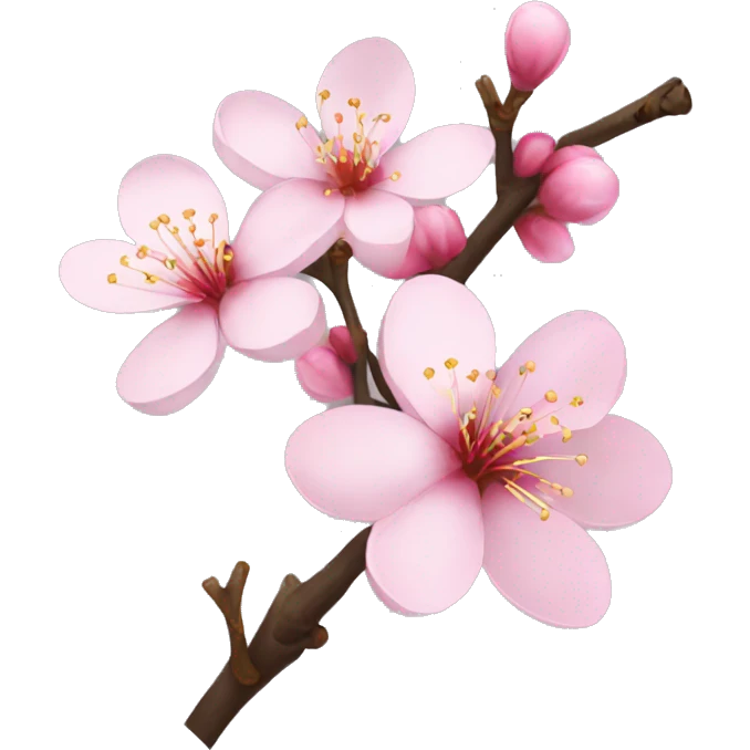 cherry blossom emoji