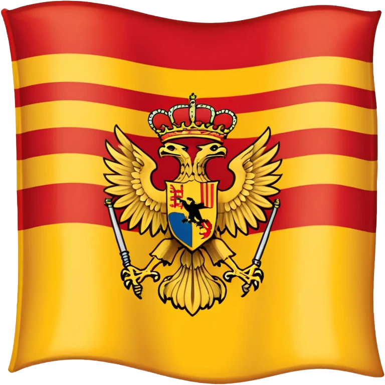 añade a la bandera de españa dos aguilas emoji
