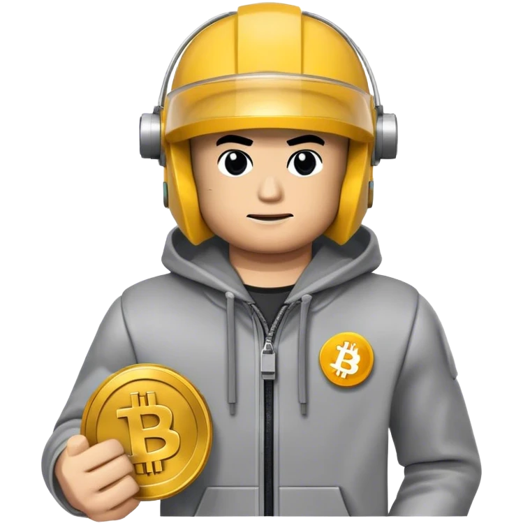 hackeur lego homme bitcoin emoji