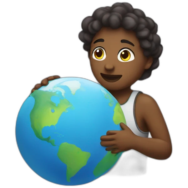 taking care of planet earth emoji