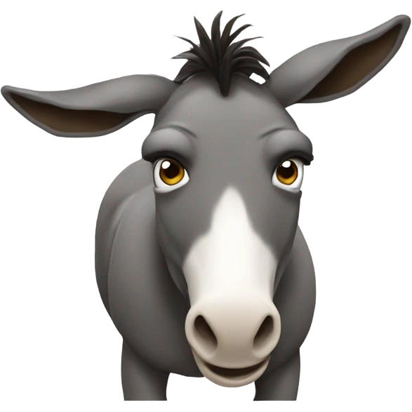 Donkey farts emoji