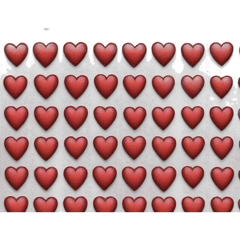 a blood red gothic heart emoji emoji