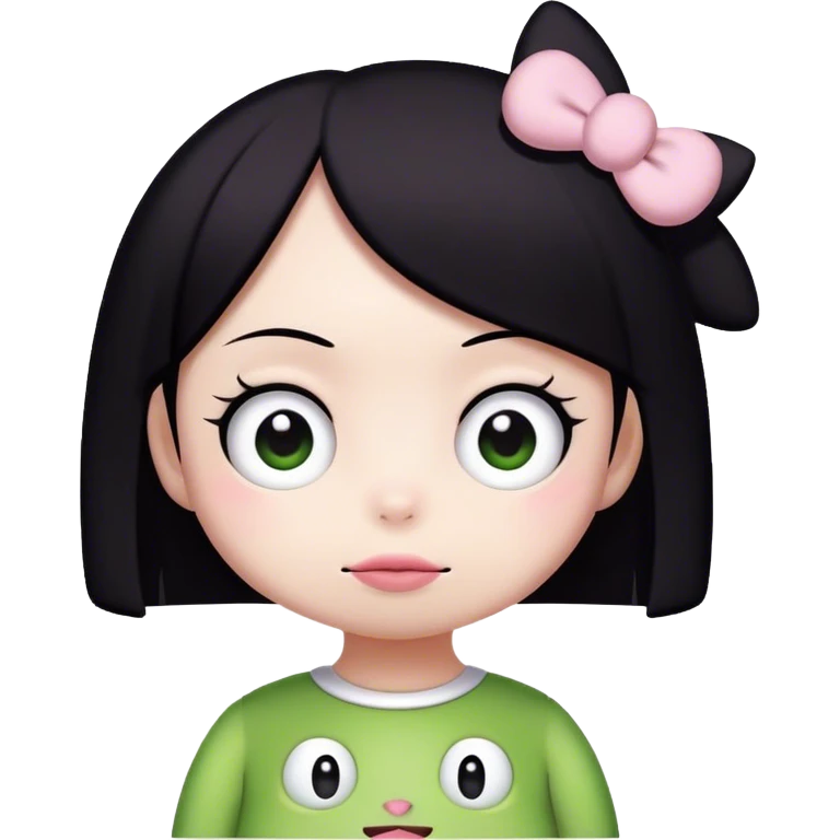 Kuromi and Keroppi emoji
