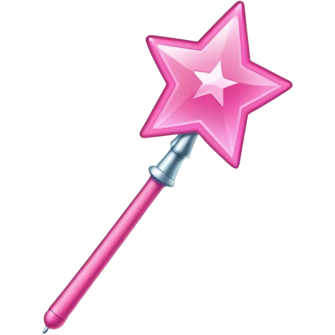 tech pink magic wand emoji