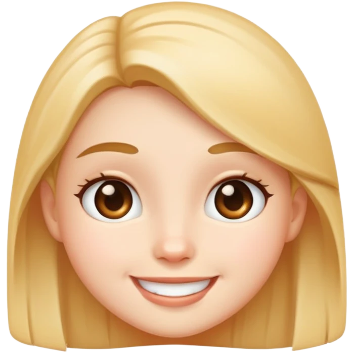 Cute face emoji