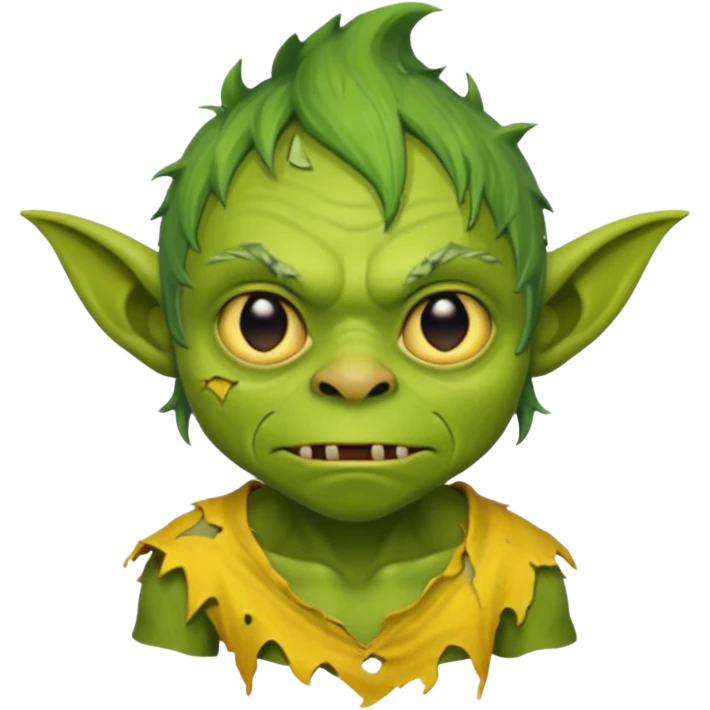 Goblin yellow shirt  emoji