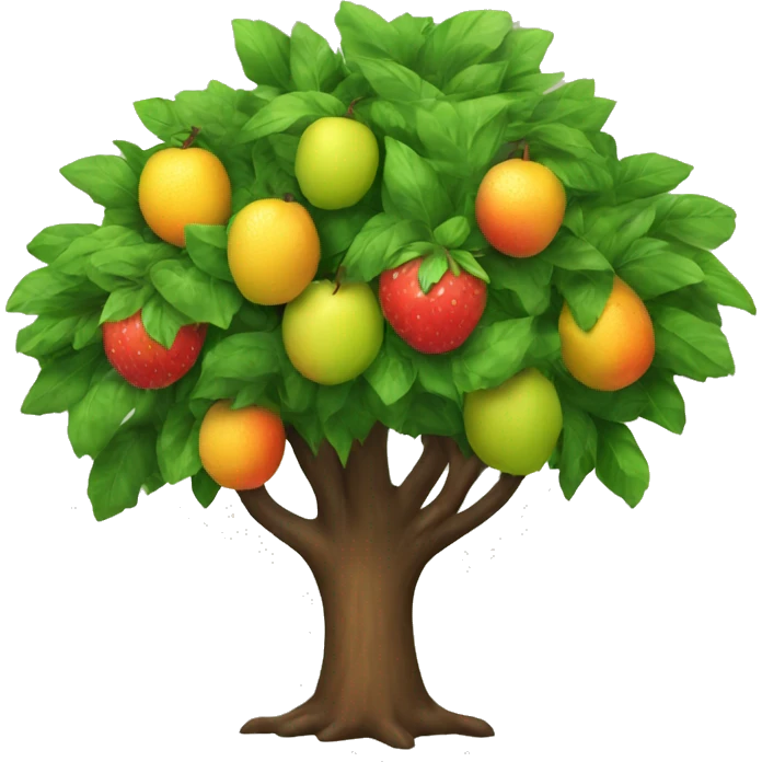 fruity tree emoji