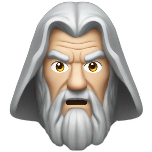 angry gandalf emoji