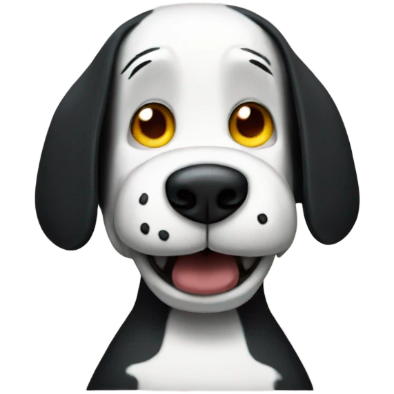 Scary snoopy emoji