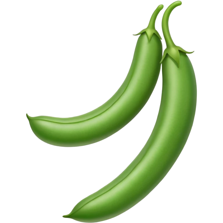 Walking green bean  emoji
