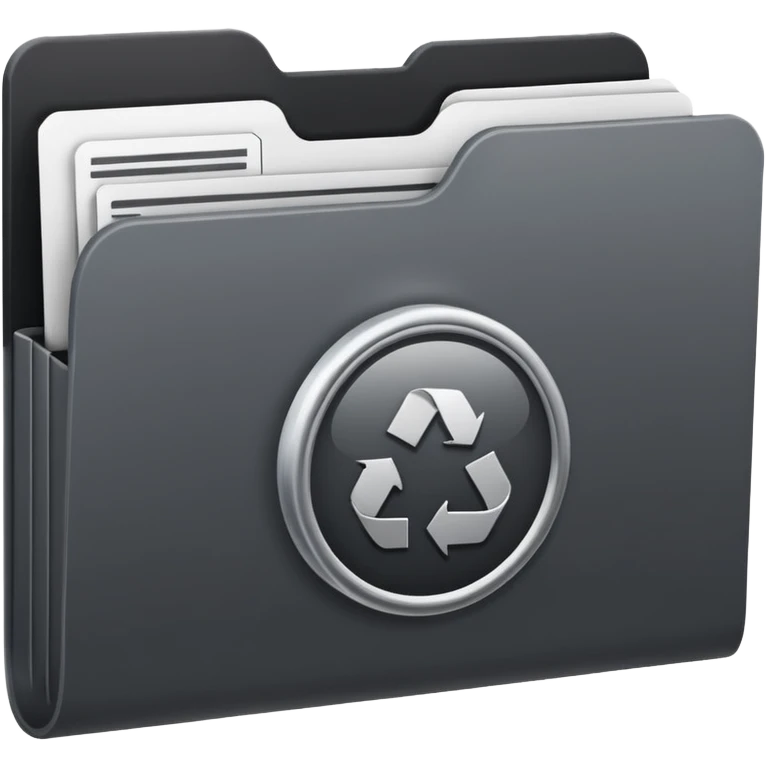 computer folder icon black text web design emoji
