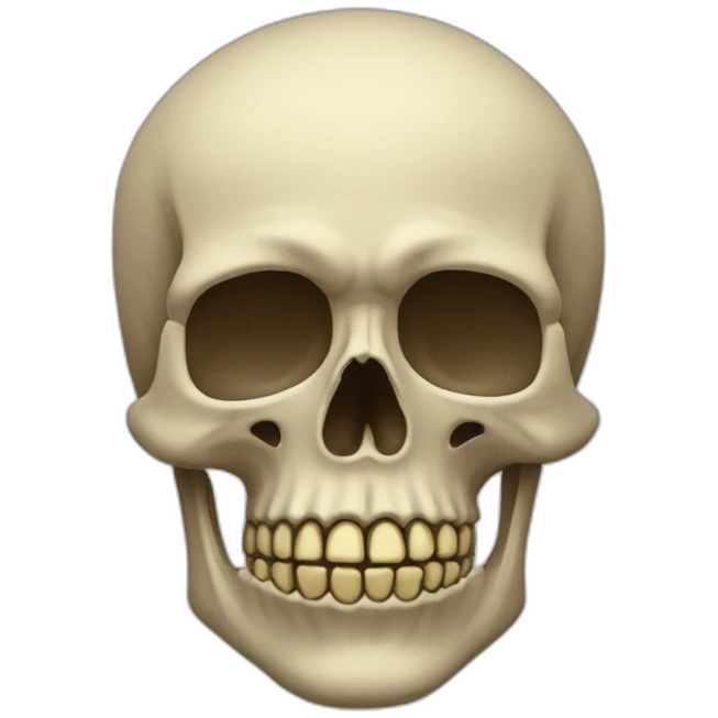 Tête de mort emoji
