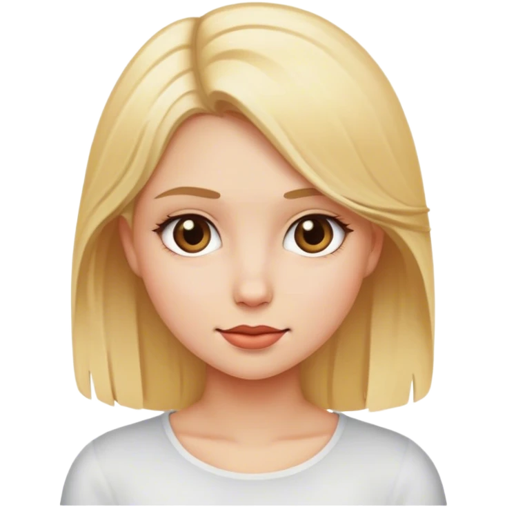 A blonde girl  emoji