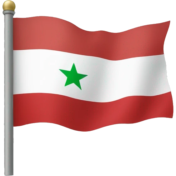 New Syrian flag  emoji