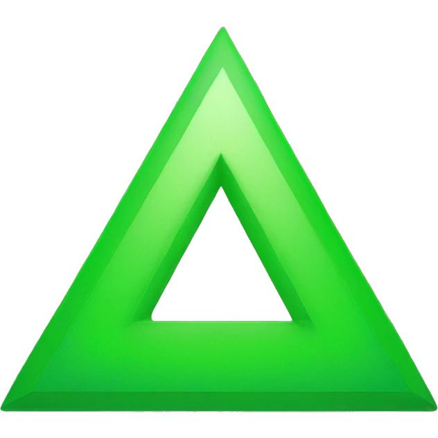 Green triangle emoji