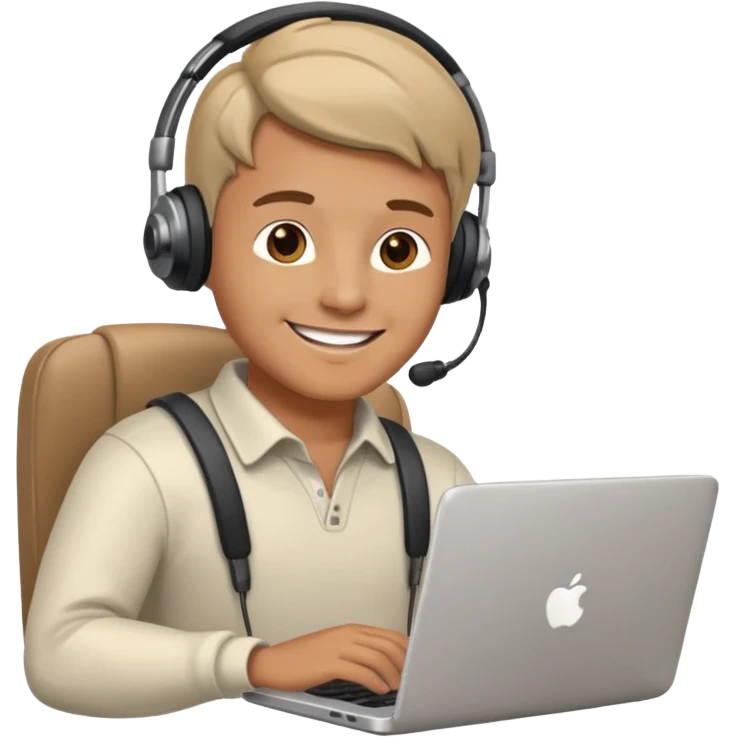 a guy making money online emoji