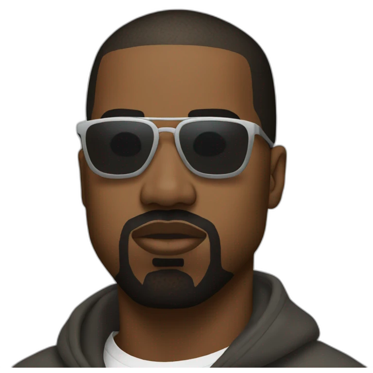 cool kanye west emoji