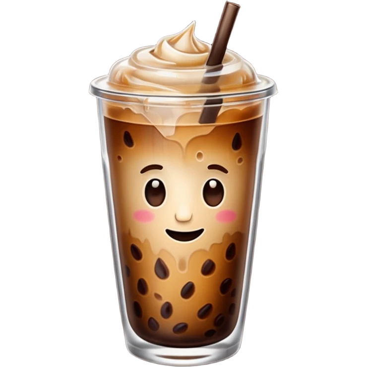 Iced coffee emoji