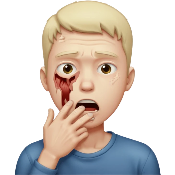 Guy choking himself emoji emoji