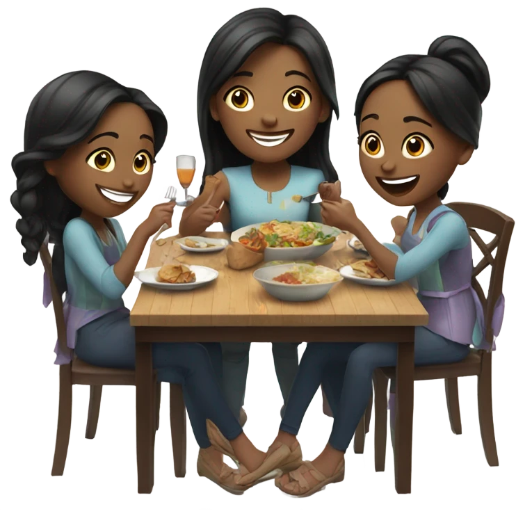 Girls Dinner emoji