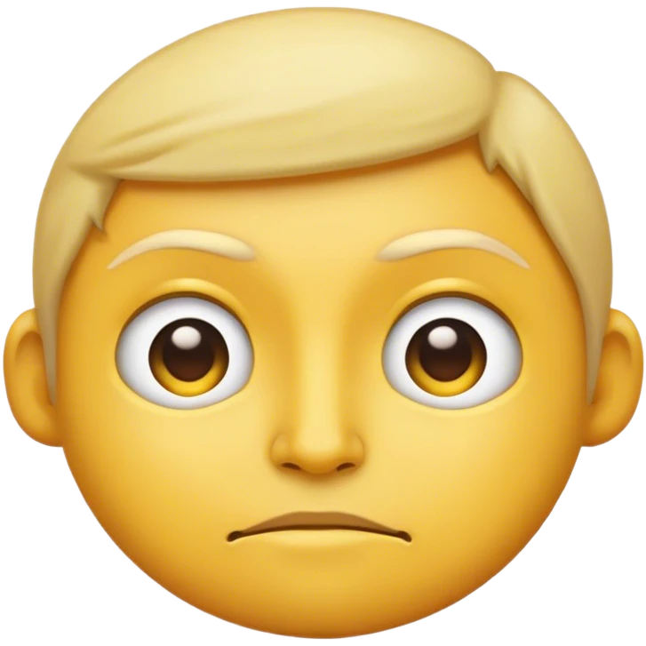 Make an emoji thats doing an side eye  emoji