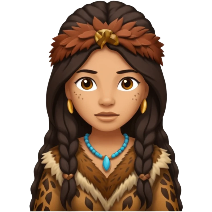 stone age woman emoji