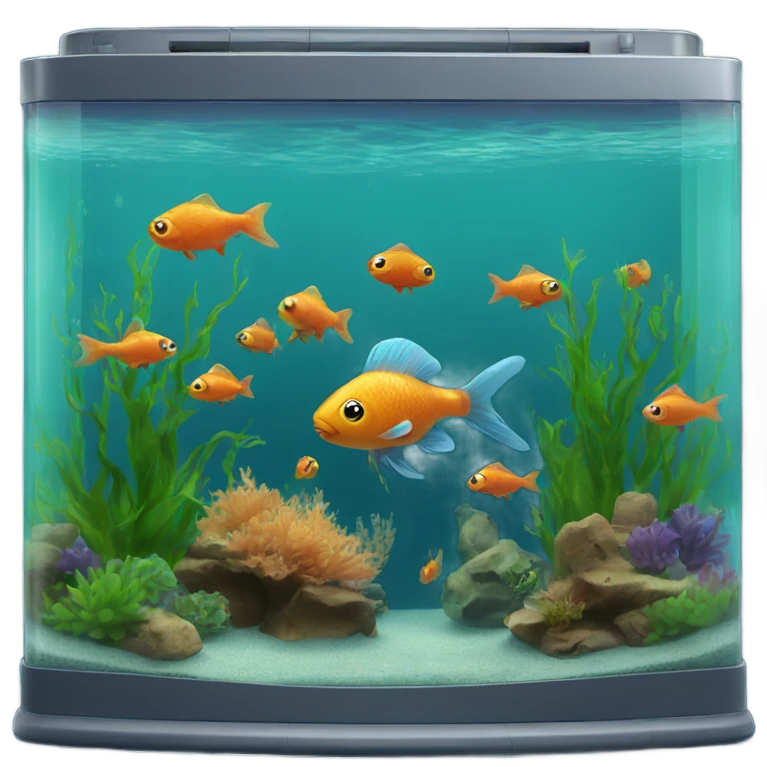 Fish tank, tank  emoji