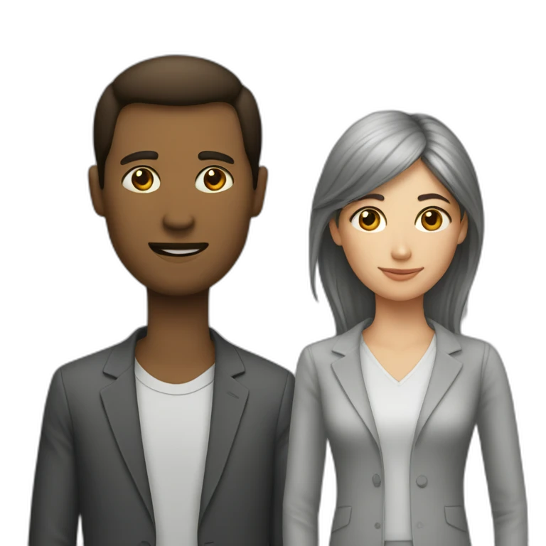 Un homme dans une femme emoji