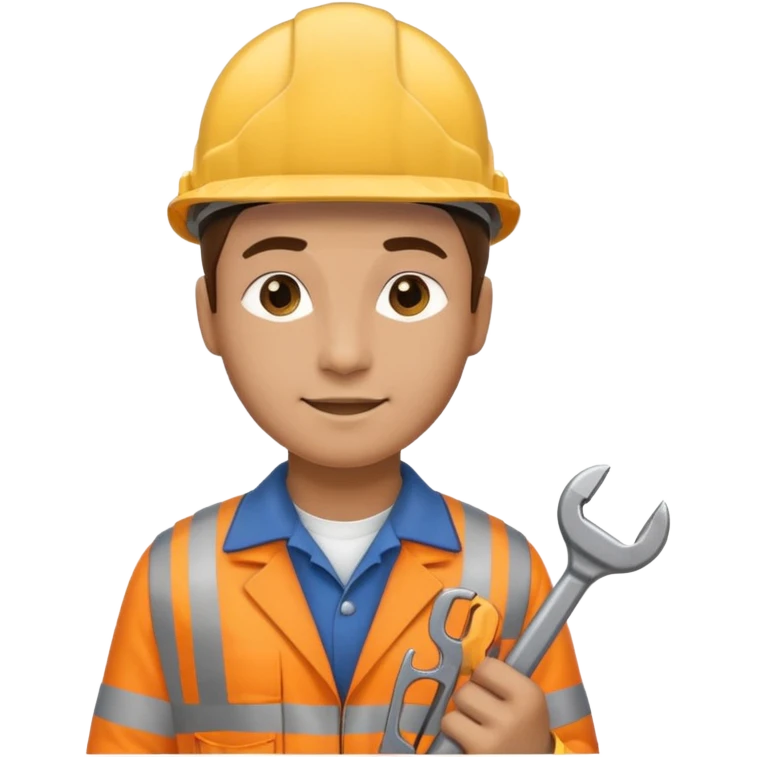 Engineer with wrench,Train Crew. emoji