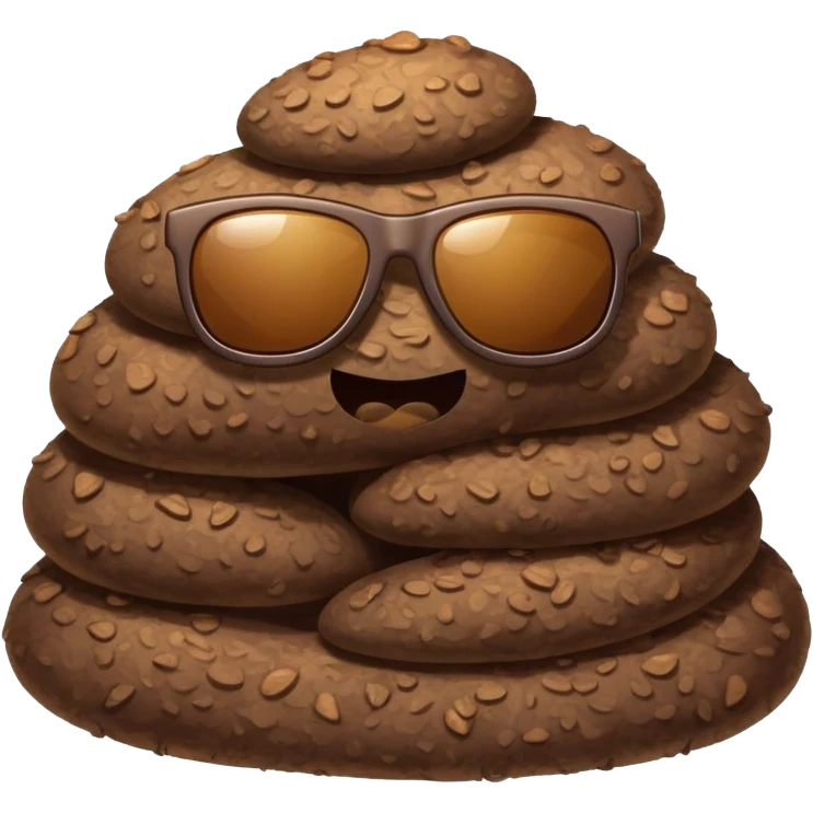 Poo With Sunglasses  emoji