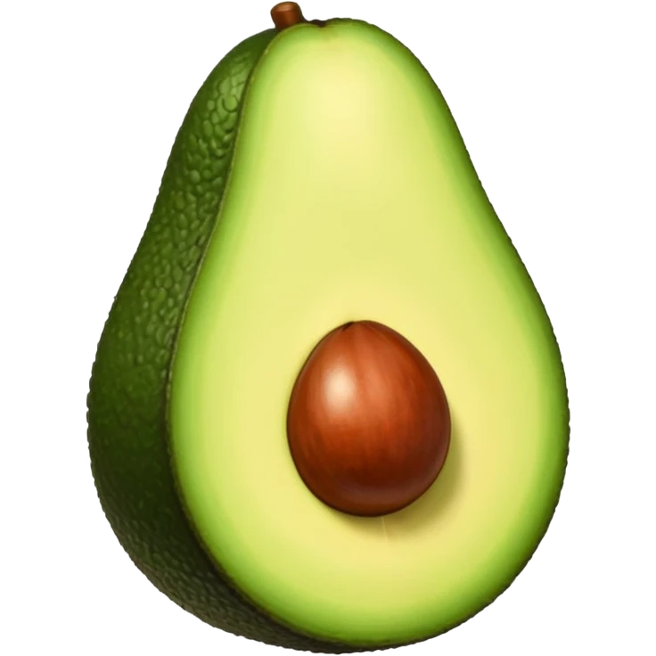 Aguacate con labios emoji