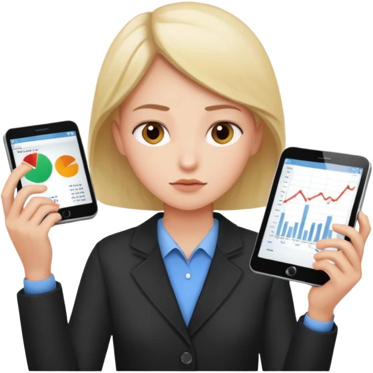 A person undertaking a manual review or triaging of the inputs of events emoji