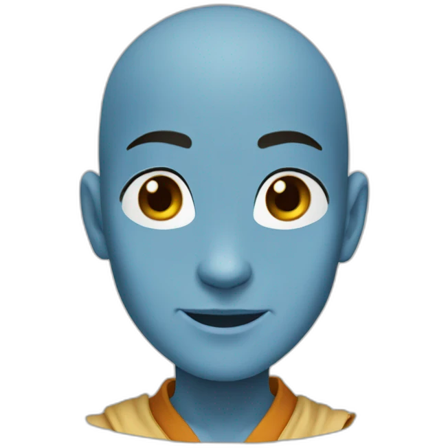 Adult Aang avatar emoji
