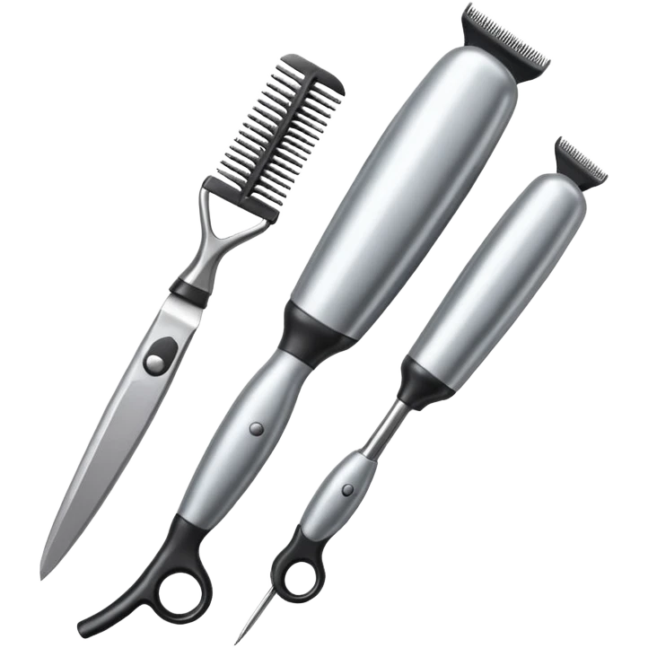 Hairdressers equipment  emoji