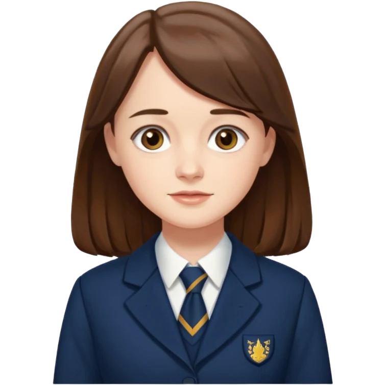 Rory Gilmore school uniform long hair emoji