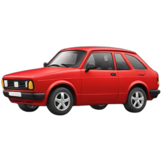 Voiture rouge emoji