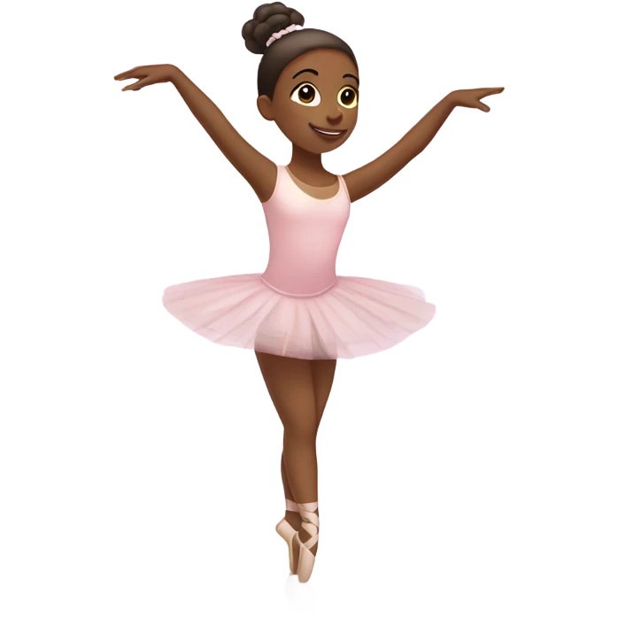 a girl doing ballet emoji