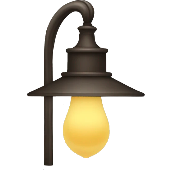 lamp line emoji