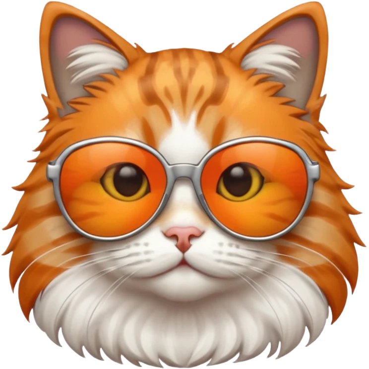 Cat wearing sunglasses emoji