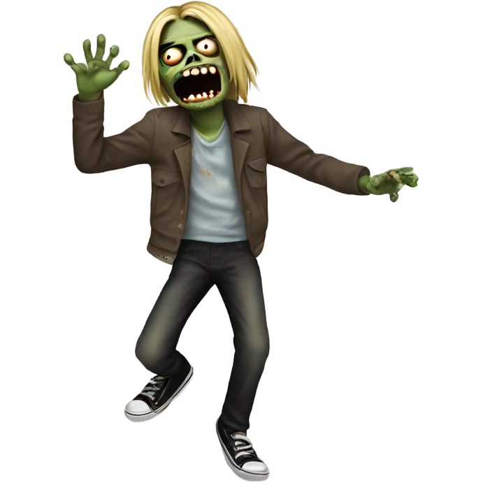 kurt cobain zombie dancing emoji